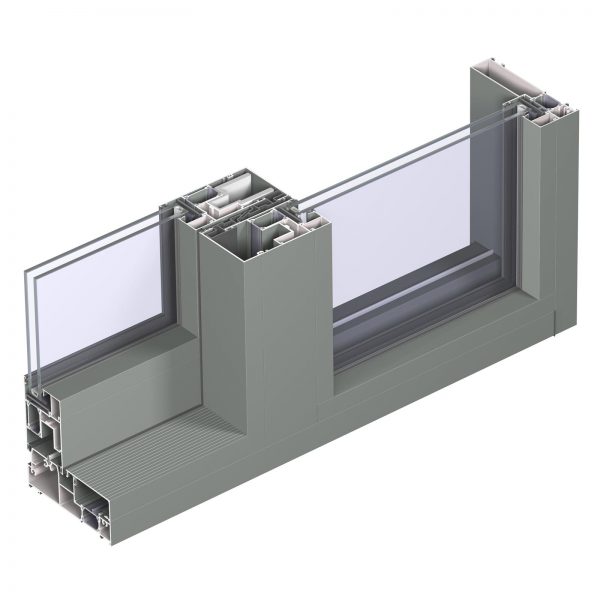 Reynaers CP 155 sliding system detail