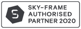 Sky-Frame authorised partner 2020 logo